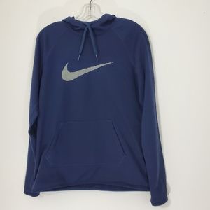 Nike Navy Pullover Hoodie, Size Medium